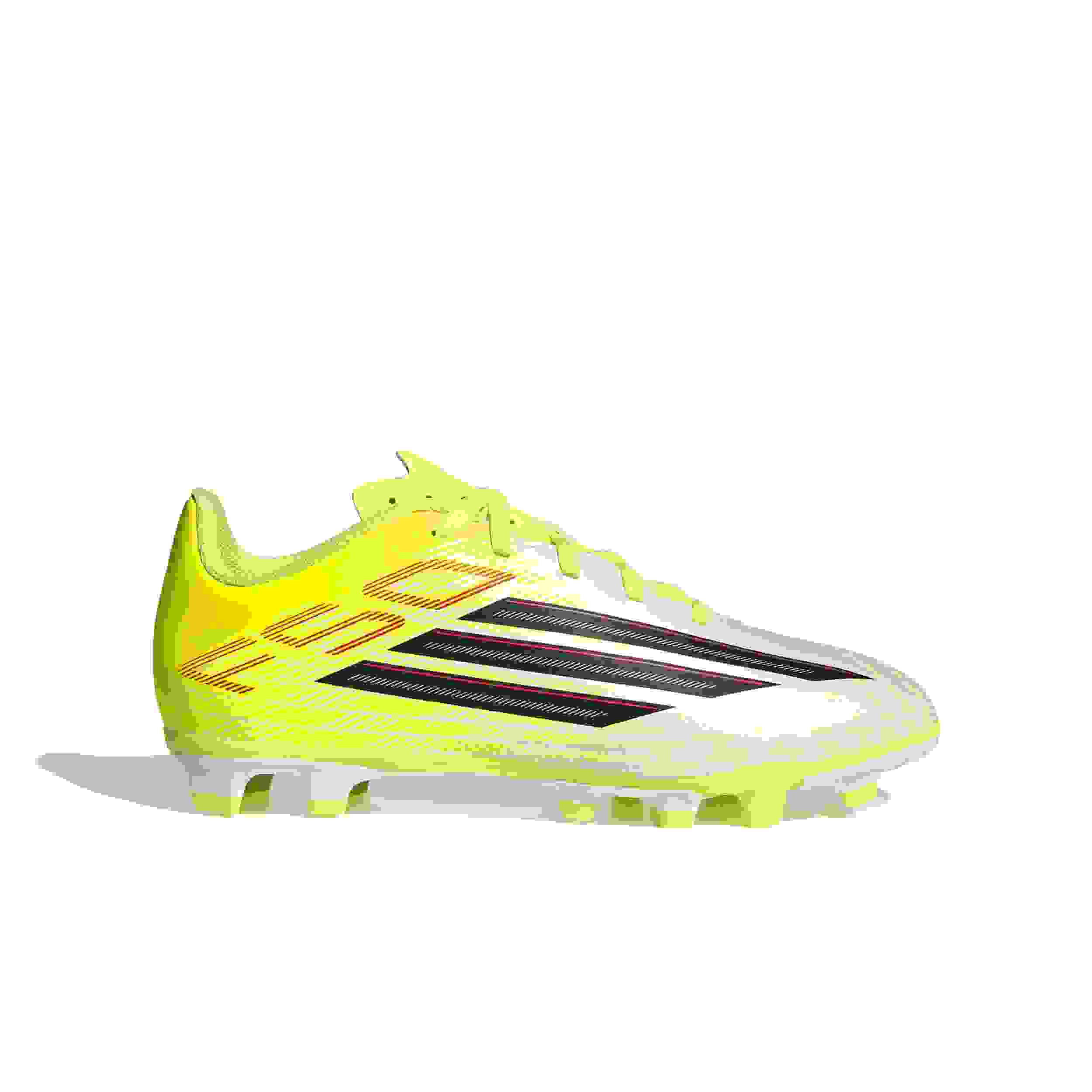 adidas F50 Club FG Grade School Kids' "Solar Yellow" Soccer Cleat